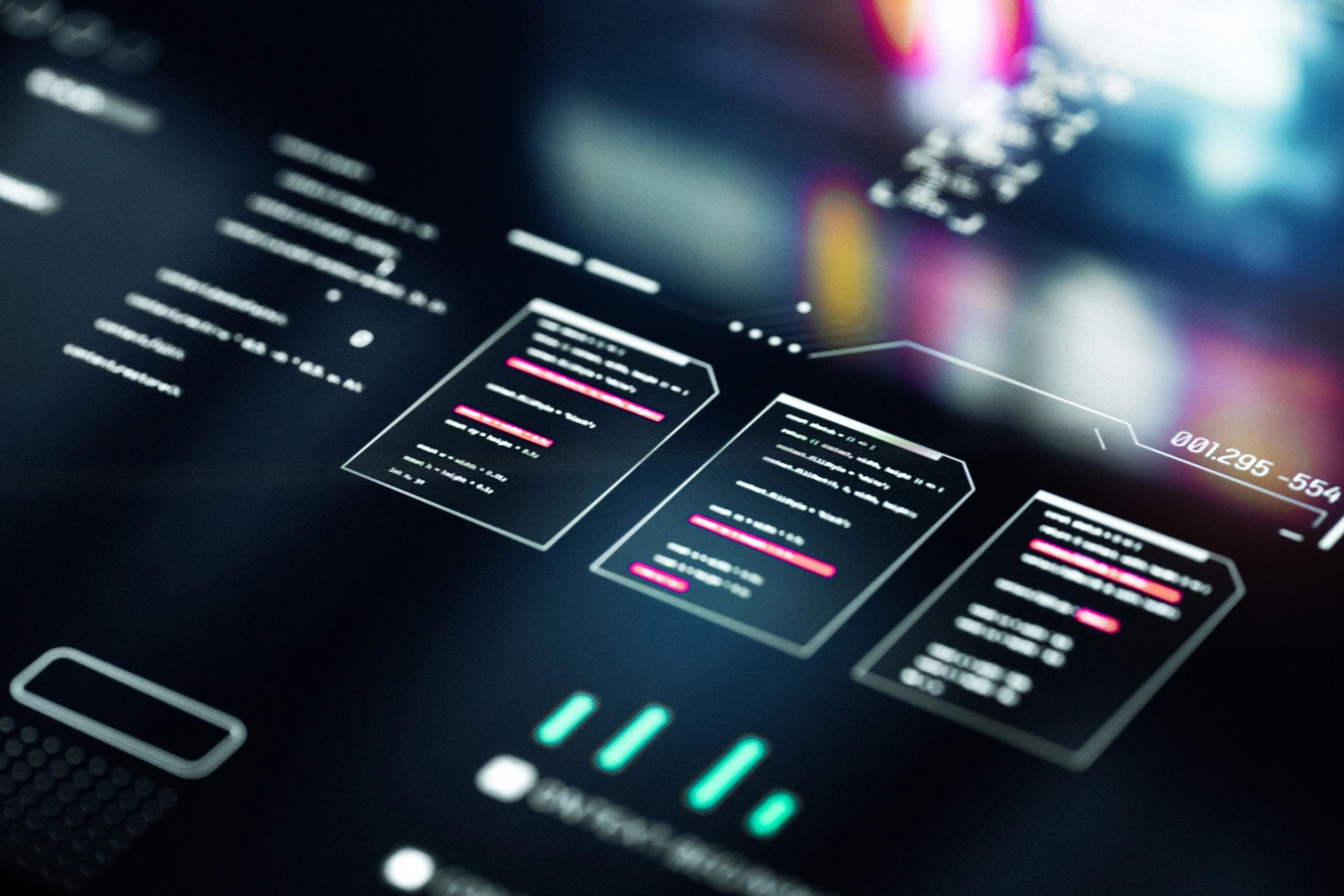 Digital dashboard interface representing measurable transformation outcomes