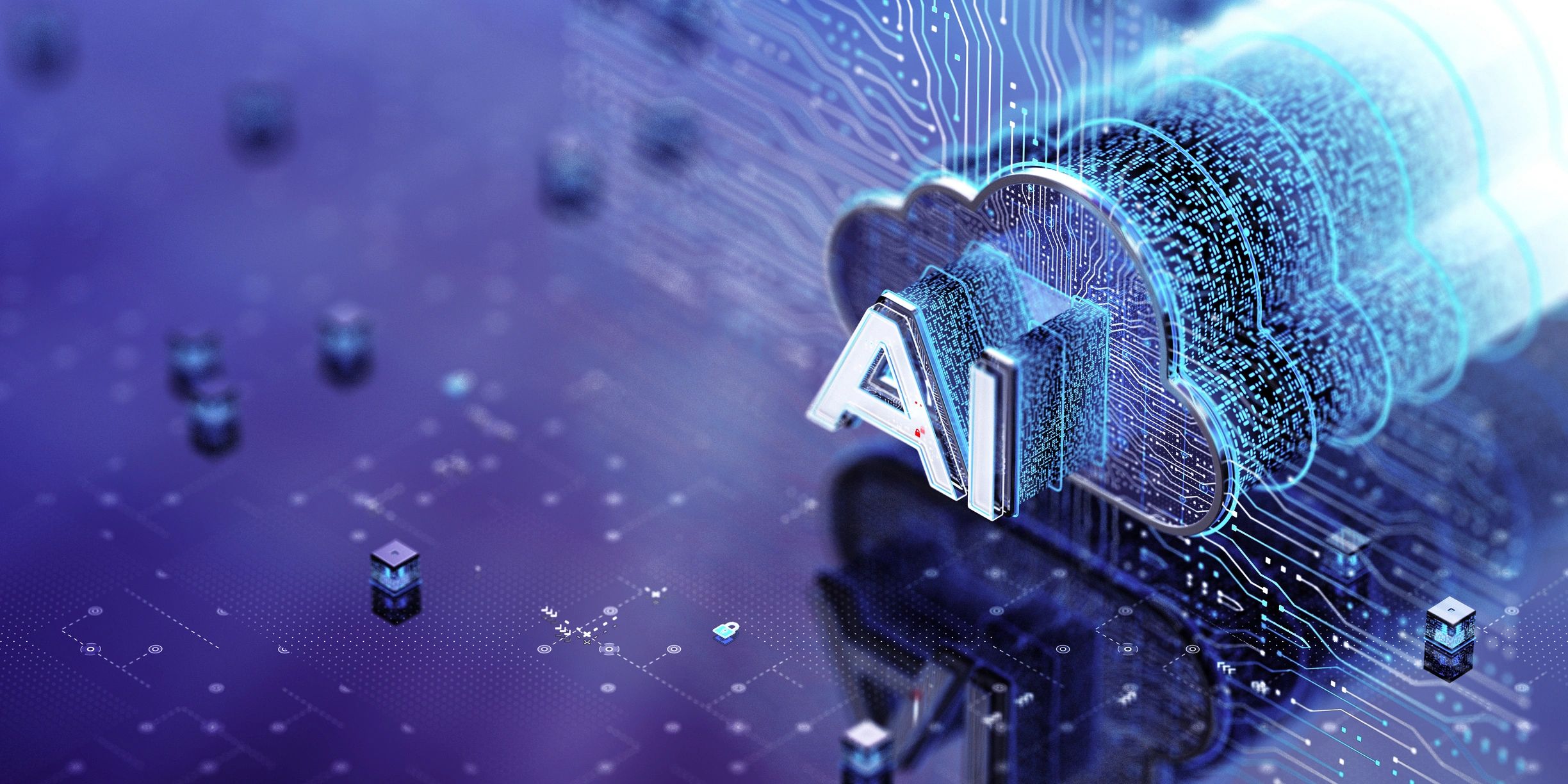 AI cloud concept representing enterprise AI adoption