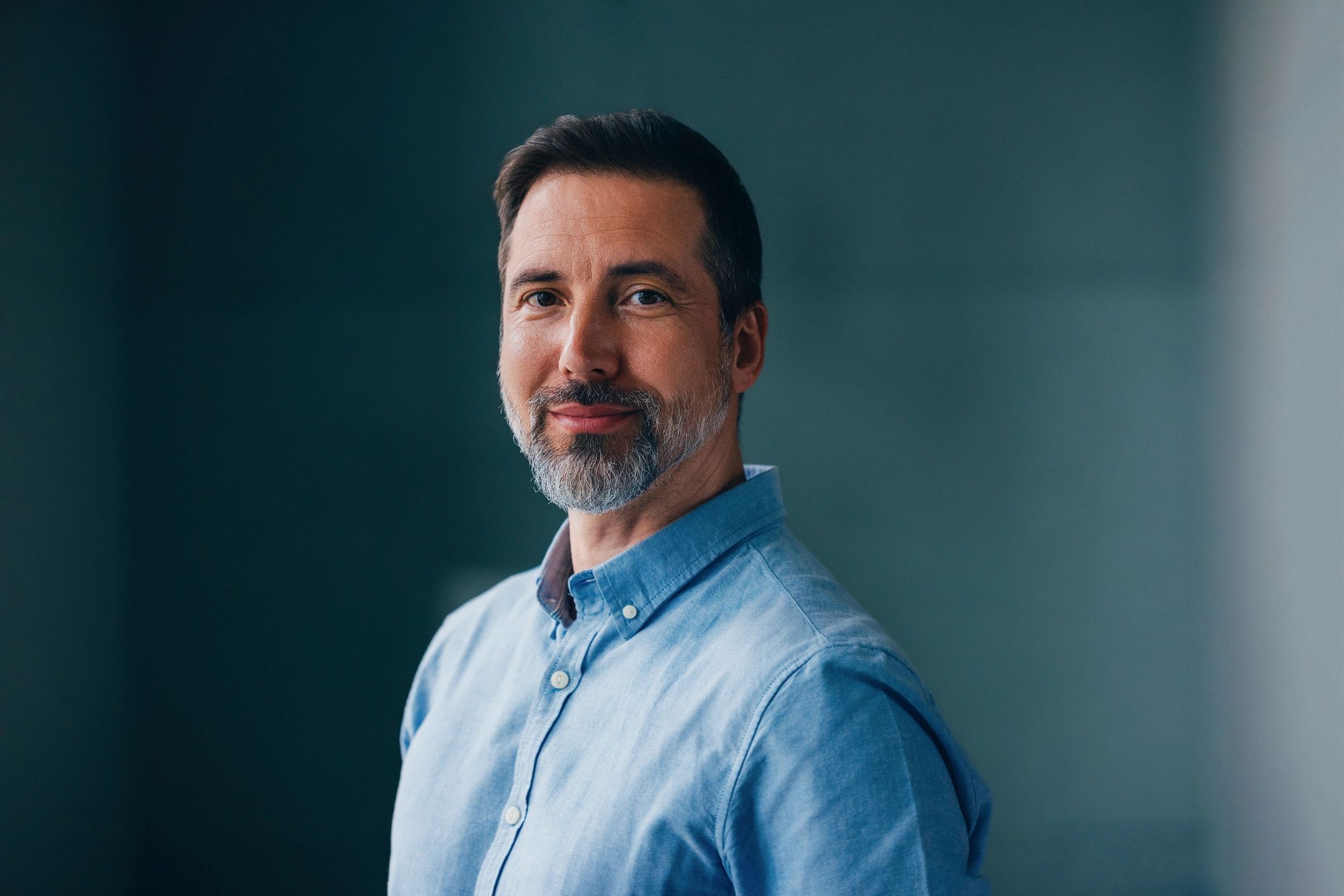 Professional headshot of a client