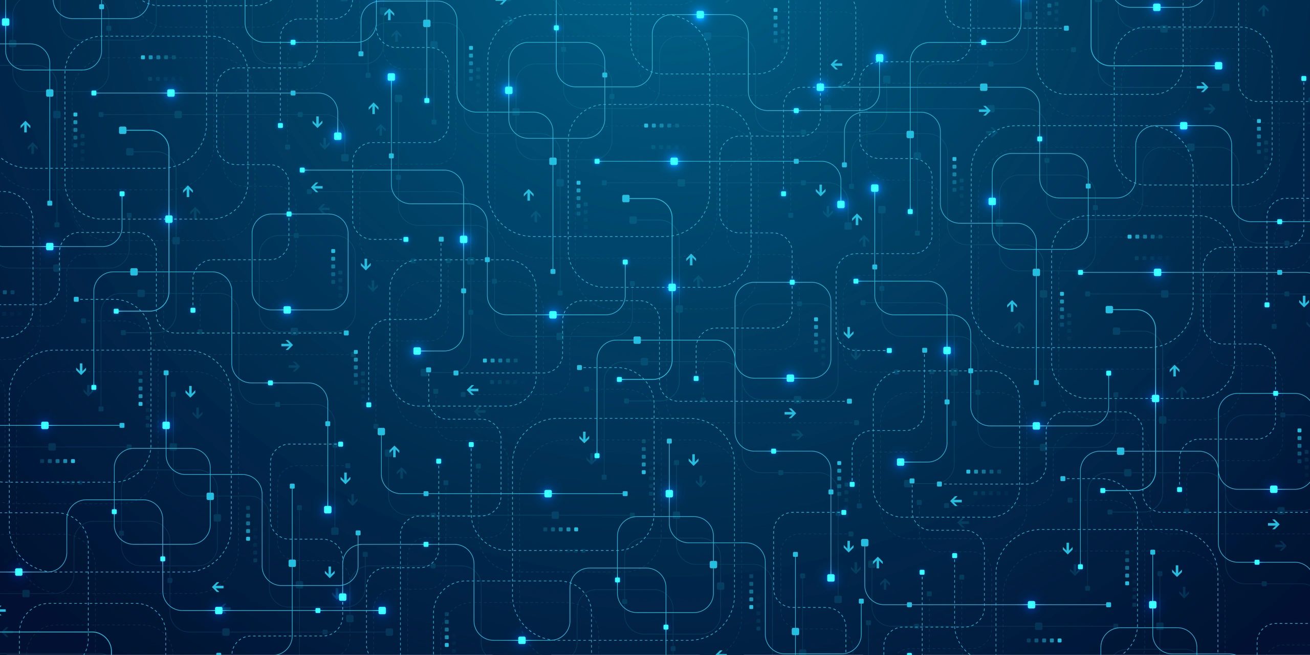 Circuit board background representing cloud and infrastructure