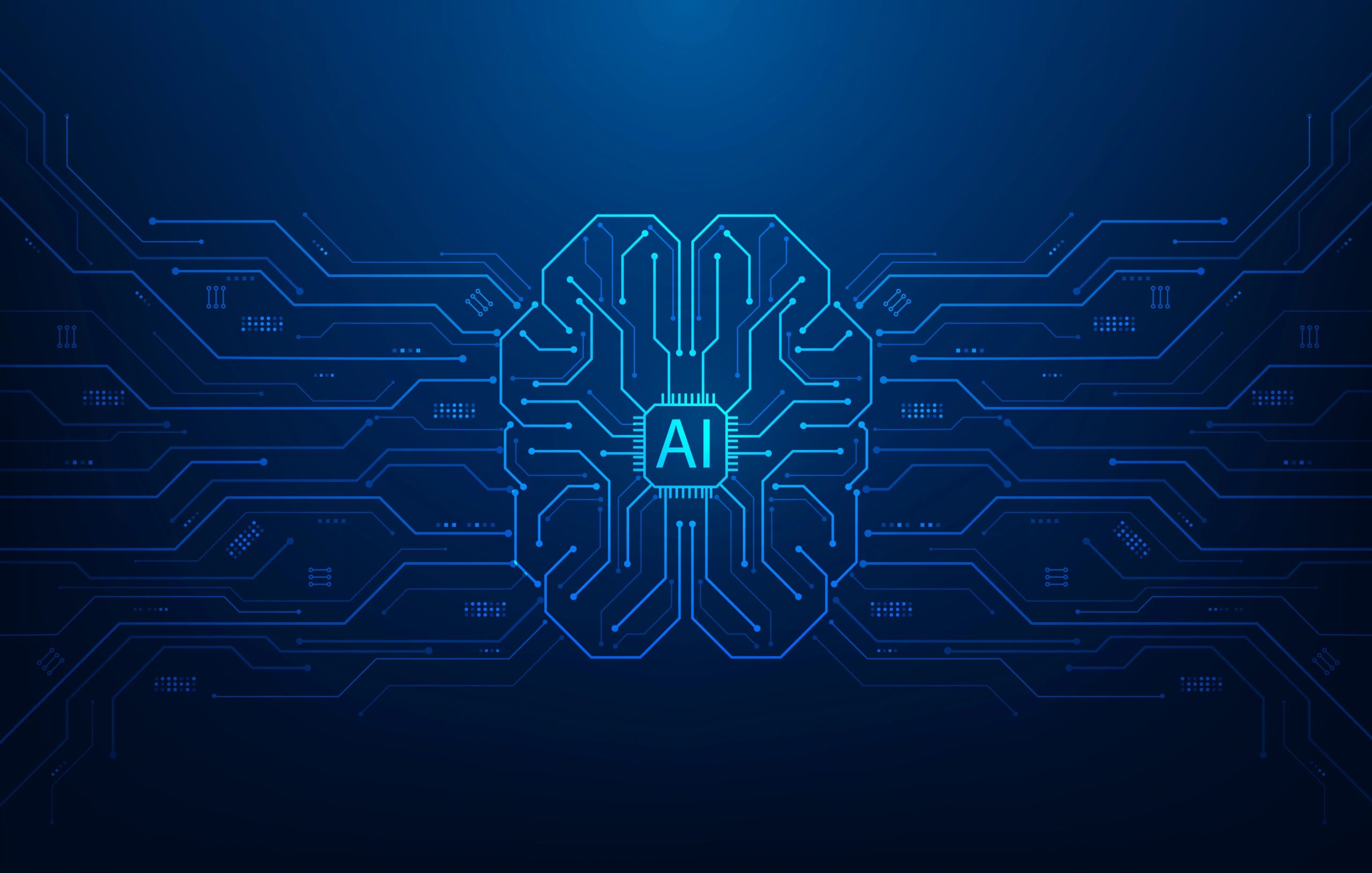 Abstract AI brain network illustration representing career intelligence